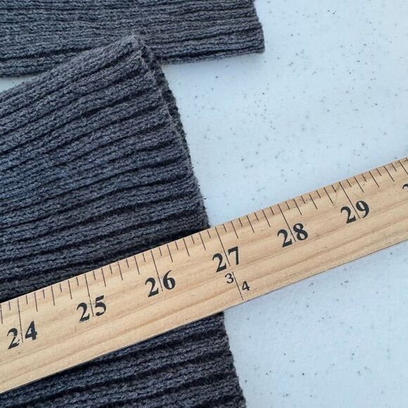 Calvin Klein Men’s Grey Zip Up Knit Sweater Size Small High Neck Cotton Blend - Picture 7 of 9